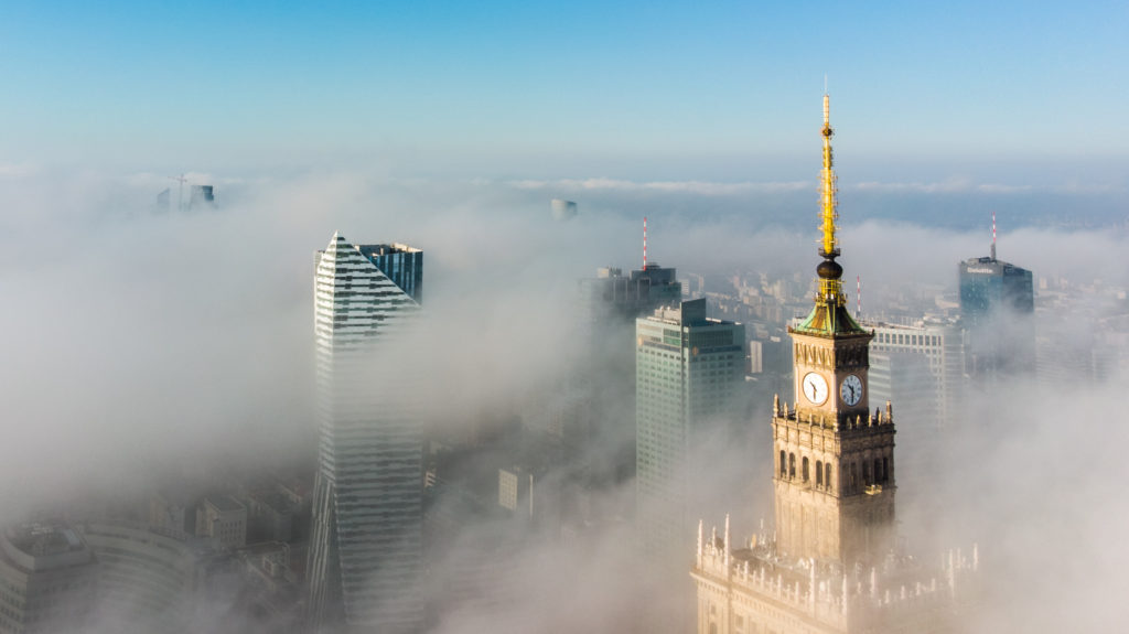 Zdjęcia - Warszawa we mgle