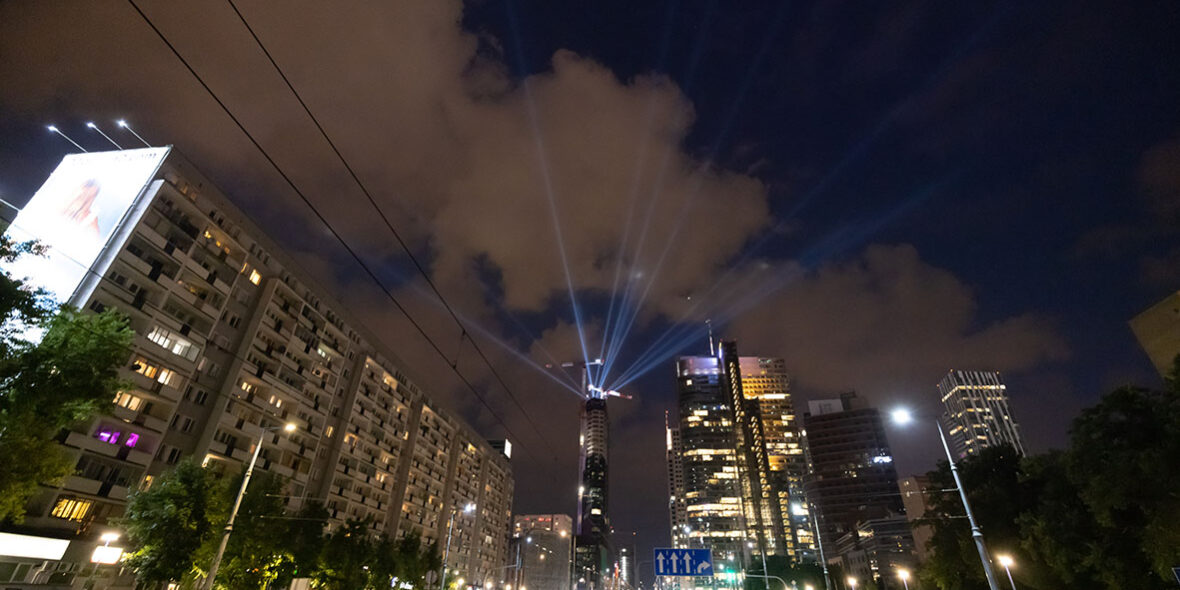 Iluminacja na SkySAWA