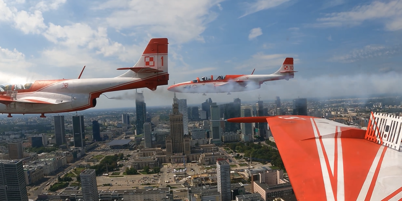 Warszawa z lotu ptaka, Święto Wojska Polskiego