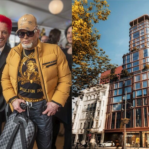 Gwiazdy na rozpoczęciu budowy Golden Tower w Łodzi