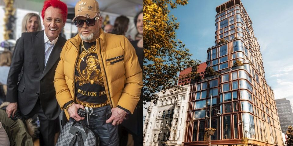 Gwiazdy na rozpoczęciu budowy Golden Tower w Łodzi