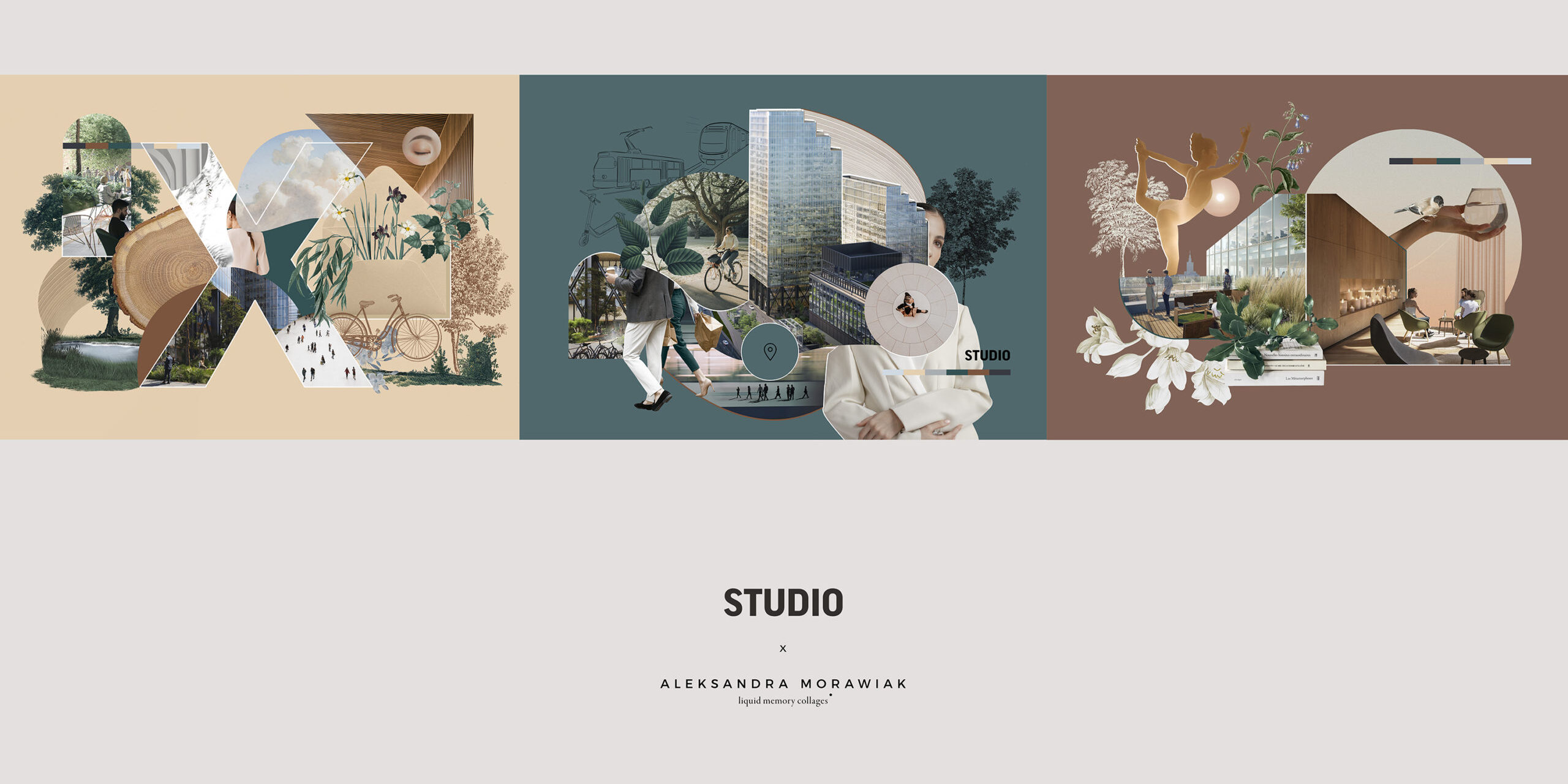 Studio jako kolaże