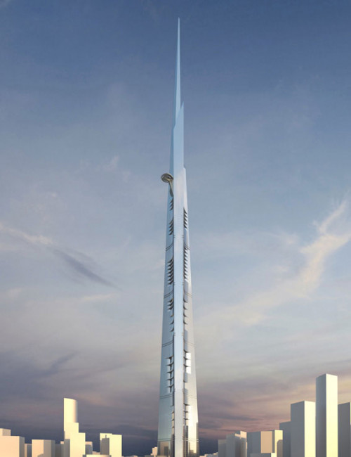 Jeddah Tower wizualizacja