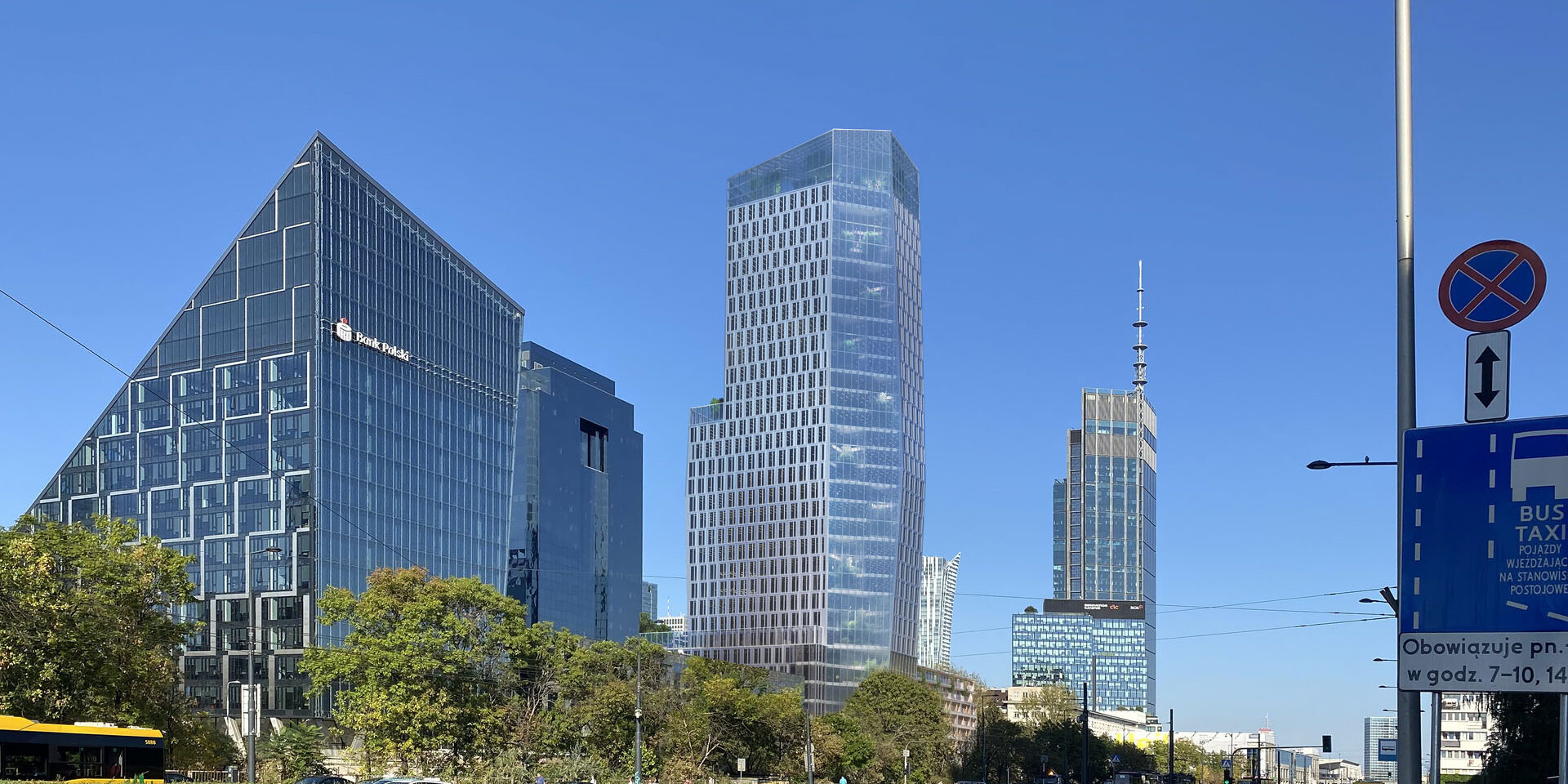 Ponad 100 metrowy wieżowiec w Warszawie w planach od Cavatina