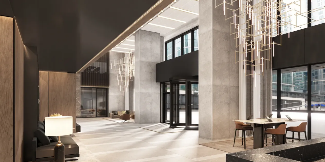 SkyReach - Luxury Residential Tower, wizualizacja lobby