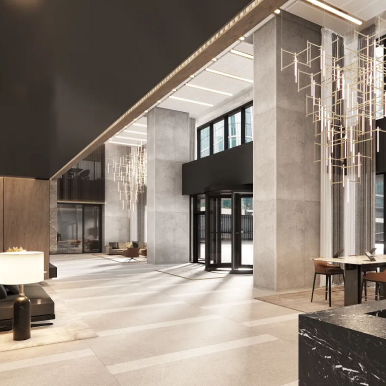 SkyReach - Luxury Residential Tower, wizualizacja lobby