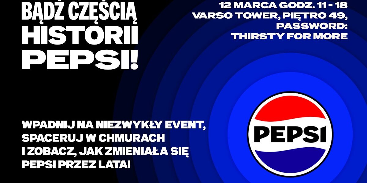 Taras widokowy na Varso Tower otwiera się na Pepsi