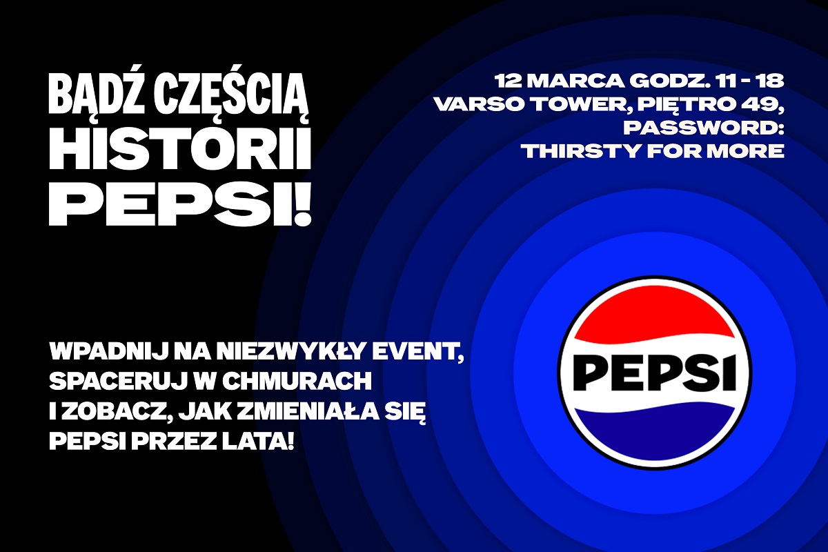 Taras widokowy na Varso Tower otwiera się na Pepsi