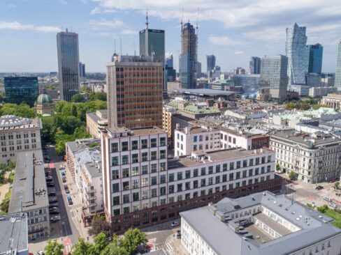 Telegraf9 Były Urządu Telekomunikacyjny i Telegraficzny, widok obecny. Materiały ZEITGEIST Asset Management