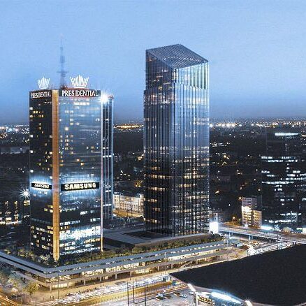 Warszawa. Nowy 193-metrowy wieżowiec obok dawnego Marriotta i Elektrimu