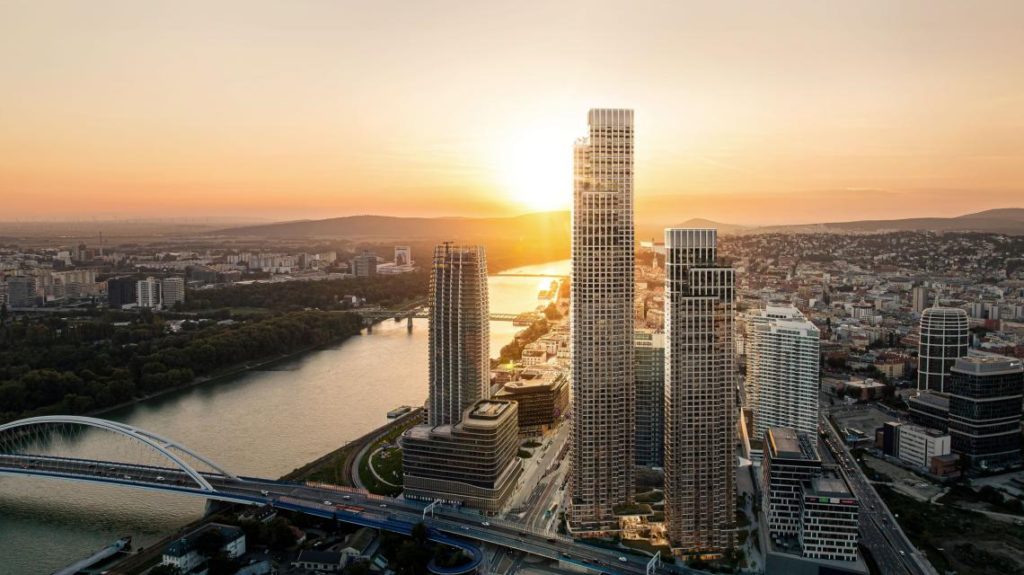 Wieżowce Eurovea Towers. Słowacy rzucają rękawicę Varso Towe