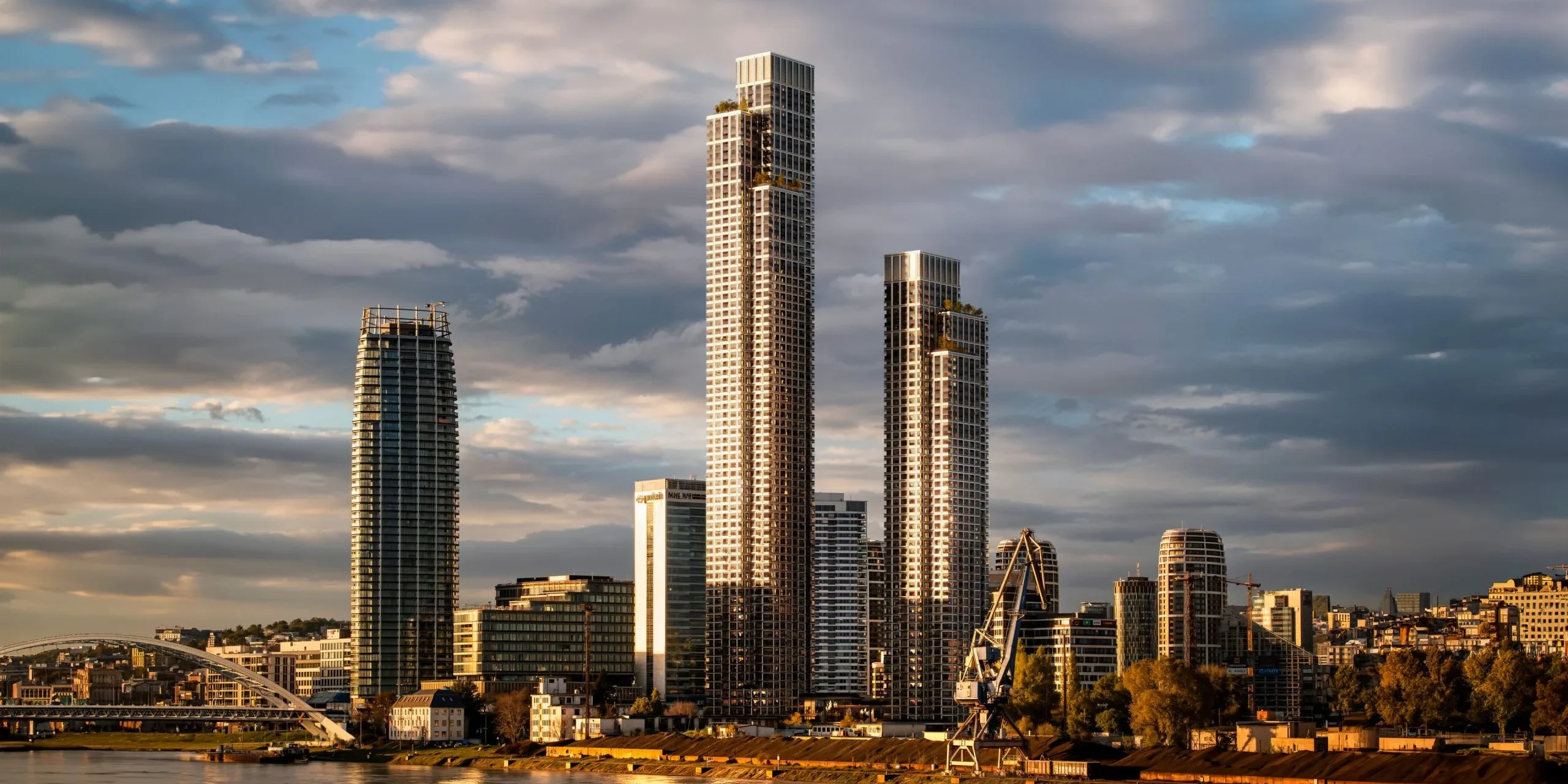 Wieżowce Eurovea Towers. Słowacy rzucają rękawicę Varso Towe