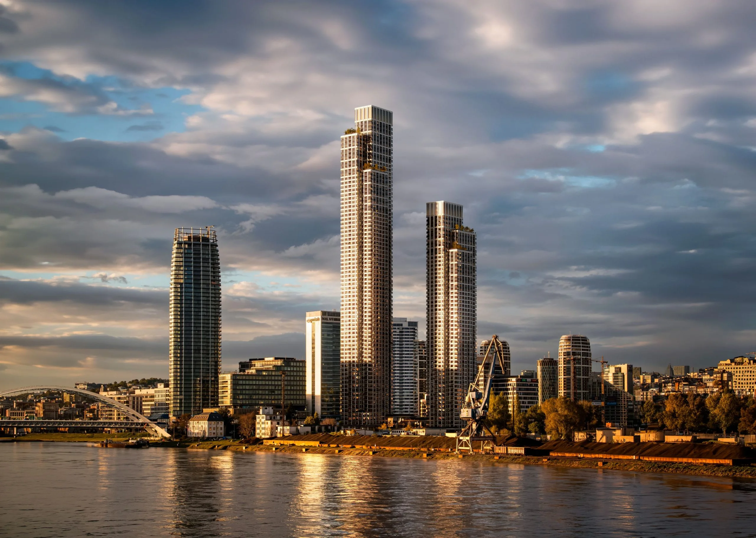 Wieżowce Eurovea Towers. Słowacy rzucają rękawicę Varso Towe