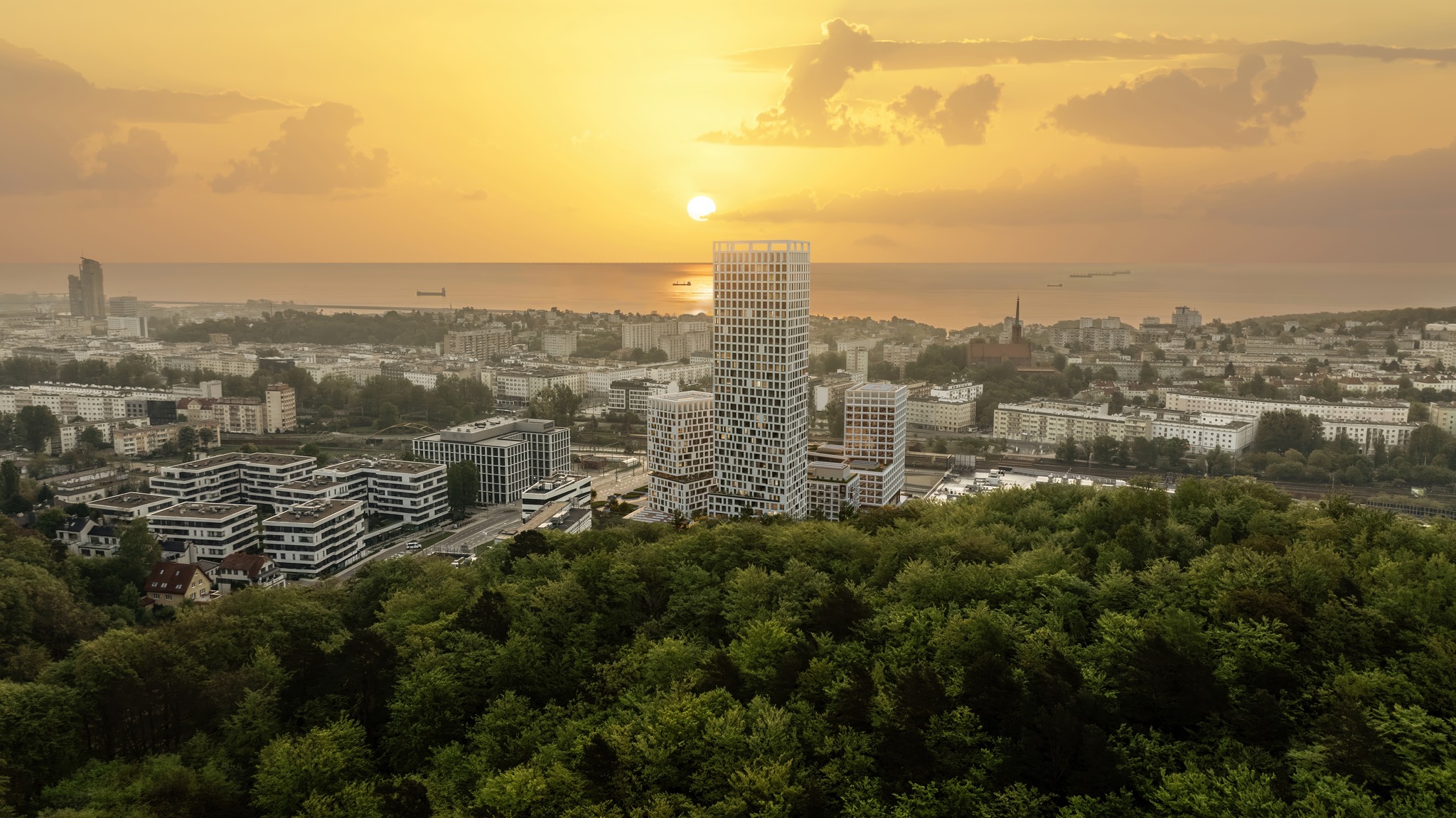 SKYCITY w Gdyni. Nowa dominanta miasta od Grupa 5 Architekci