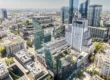 Studio A, najnowsza warszawska inwestycja Skanska, z ukończoną fasadą