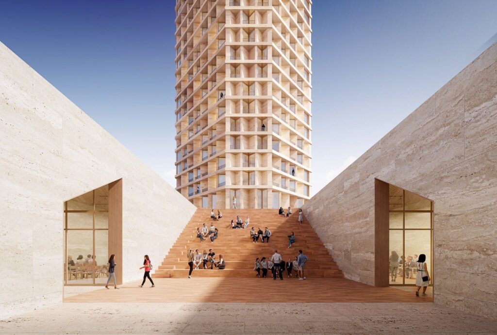 Pałac Kongresów w Tiranie, Albania, wiz. wiz. Herzog & de Meuron