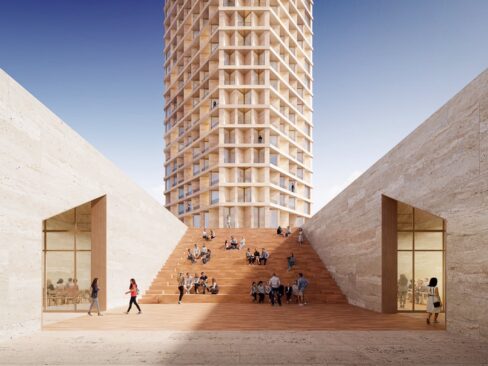 Pałac Kongresów w Tiranie, Albania, wiz. wiz. Herzog & de Meuron