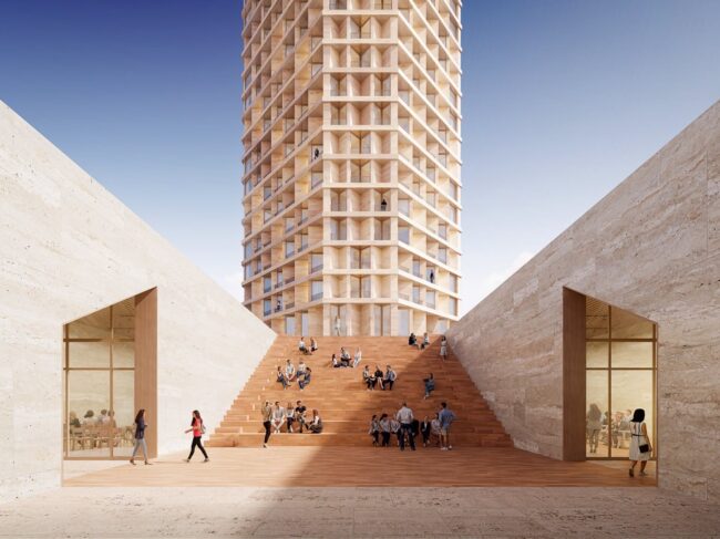 Pałac Kongresów w Tiranie, Albania, wiz. wiz. Herzog & de Meuron